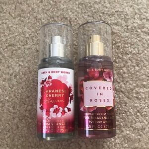 Two BBW Travel size mists